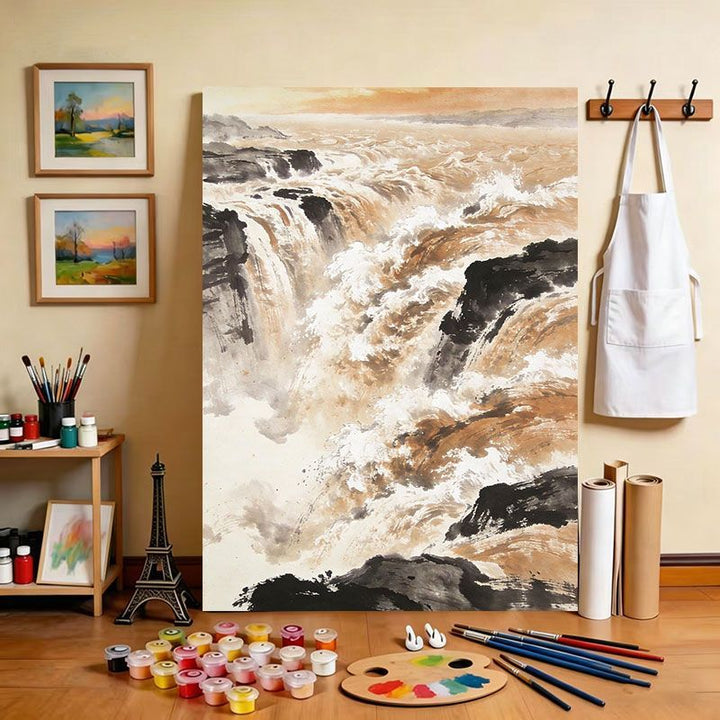 Scenic River Canvas Art Print Stornfield