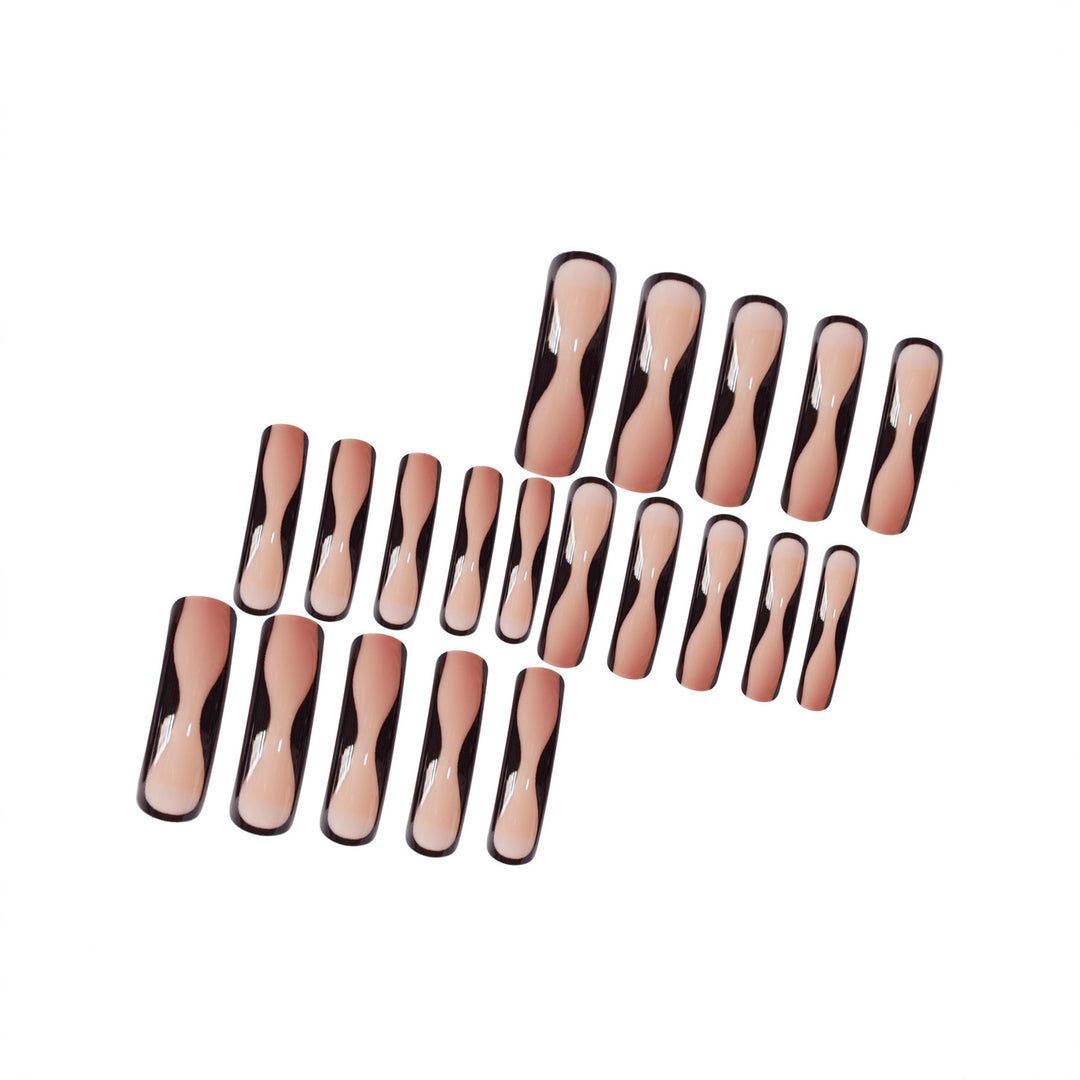 Artistic Wave Design Press-On Nails Stornfield