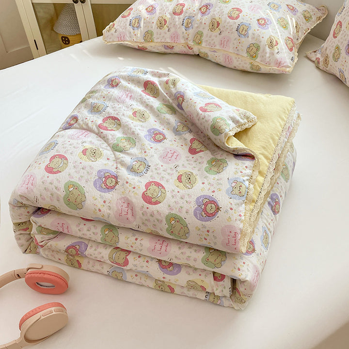 Ladies comfort duvet with delicate floral pattern and high-quality filling Stornfield