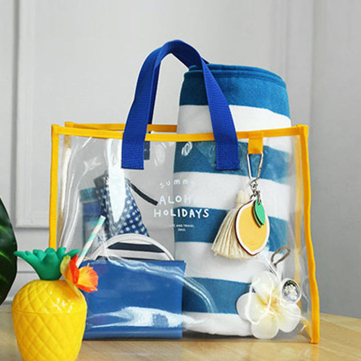 Transparent Beach Bag with Multiple Inner Compartments Stornfield