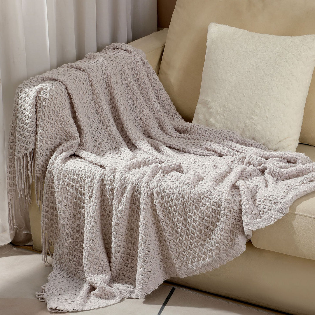 Women elegant structured blanket Stornfield