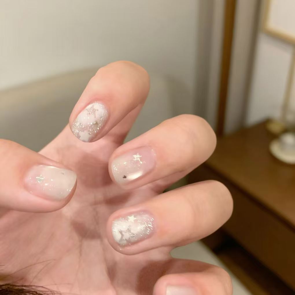 Starry Glitter Nail Art Extensions