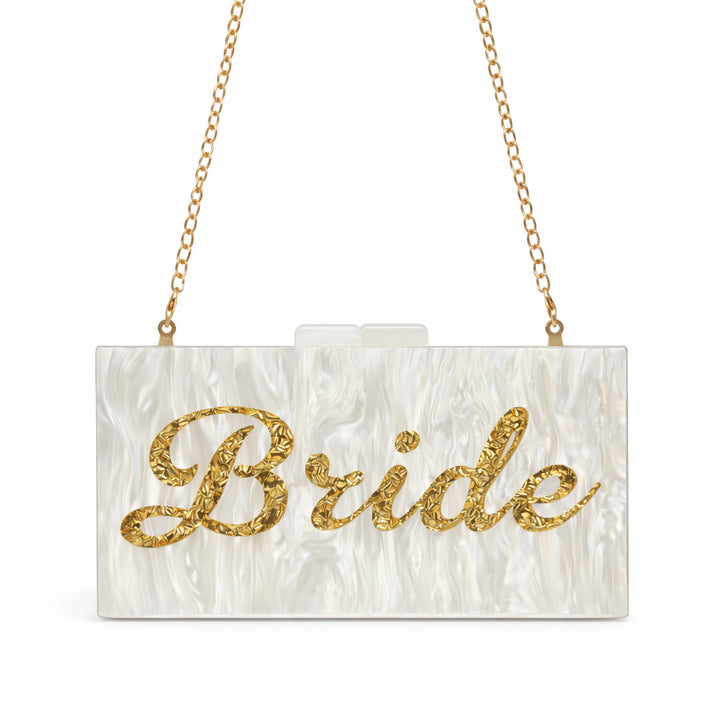 Elegant Acrylic Structured Handbag
