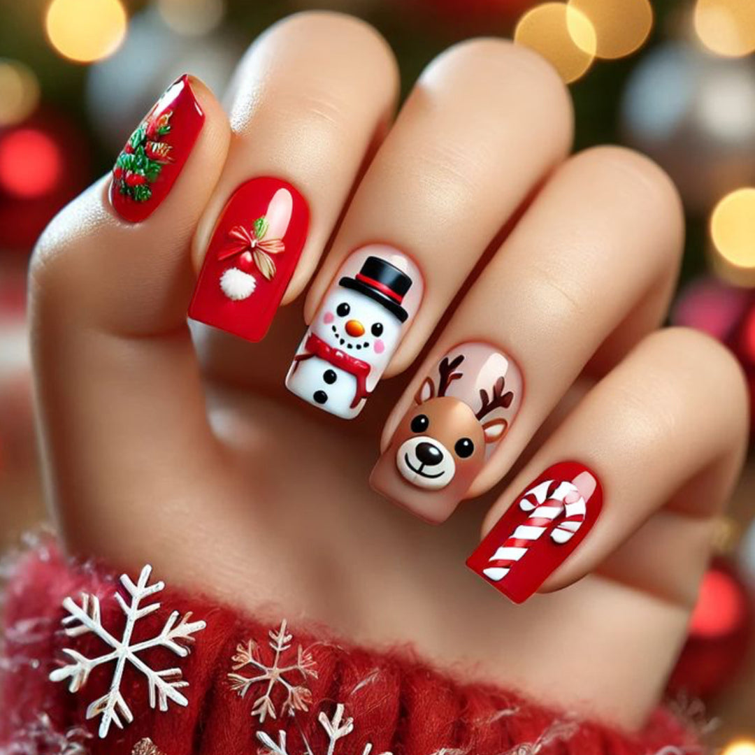 Festive Greeting Nail Art Set Stornfield