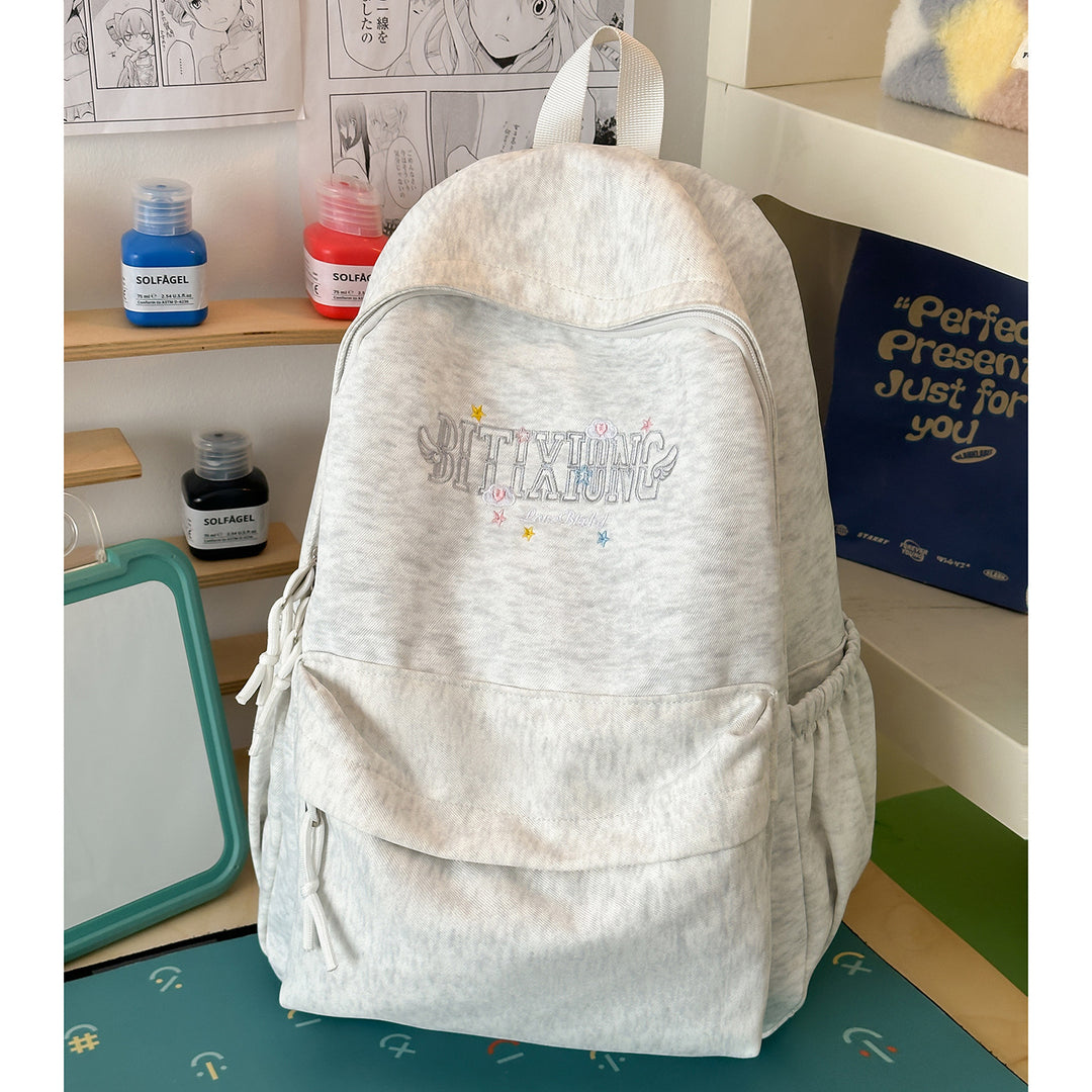 Casual Canvas Backpack with Keychain Stornfield