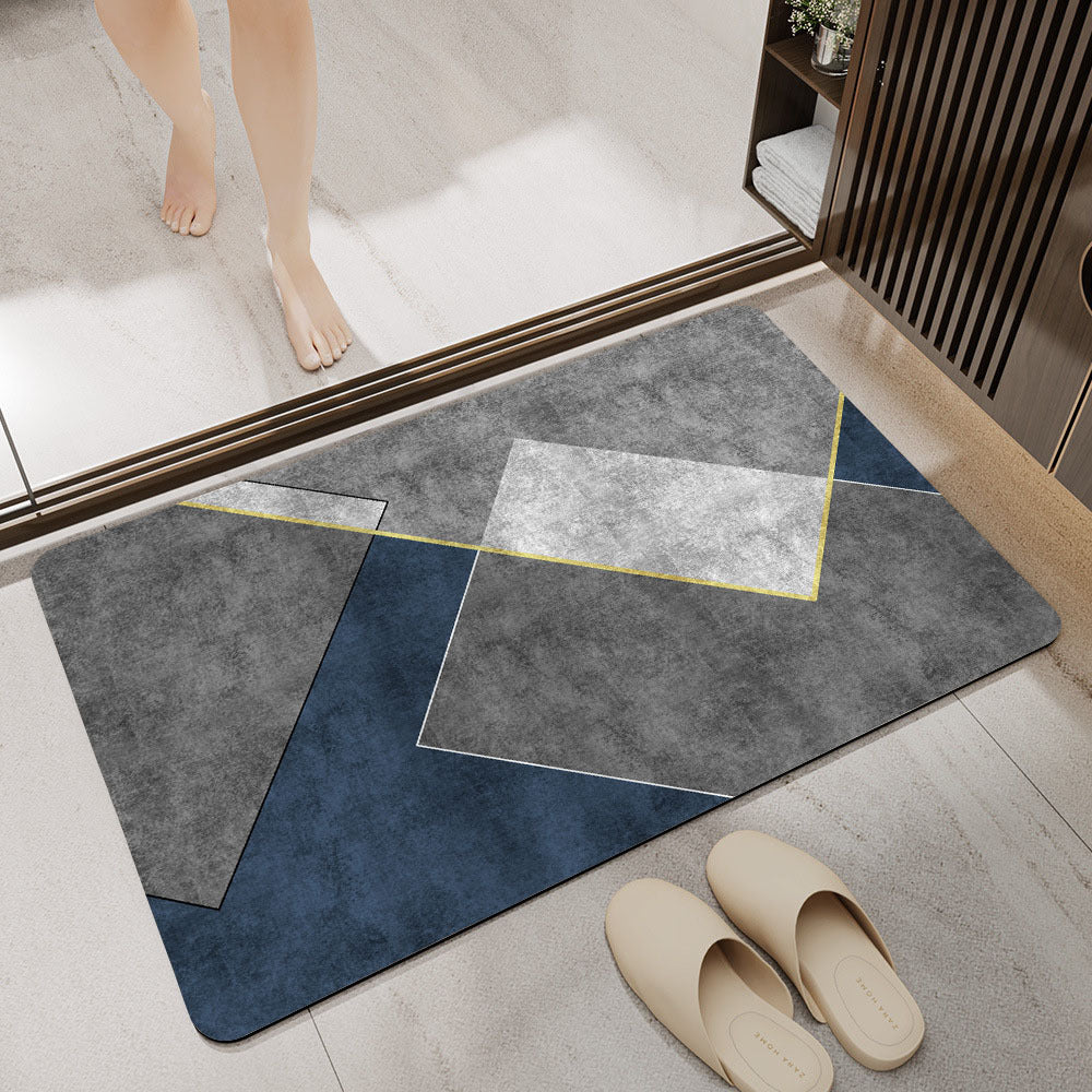 Geometric Patterned Anti-Fatigue Bath Mat Stornfield