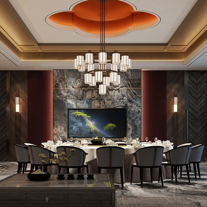 Modern Circular Dining Table with Sleek Finishing