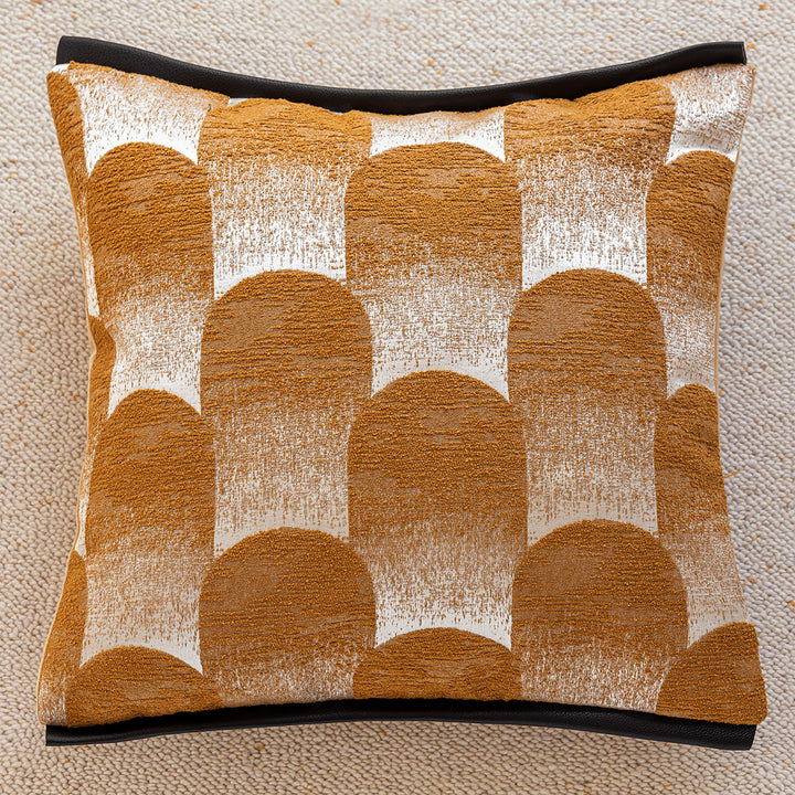 Stylish decorative pillow with modern geometric design