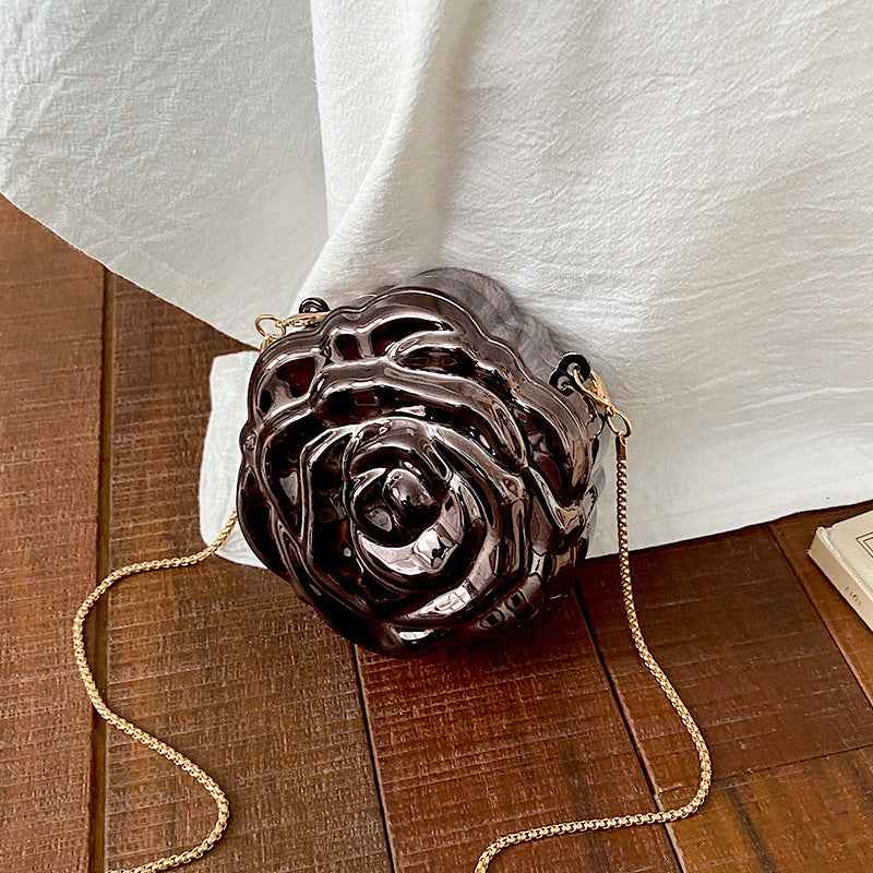 Floral Sculpted Handbag