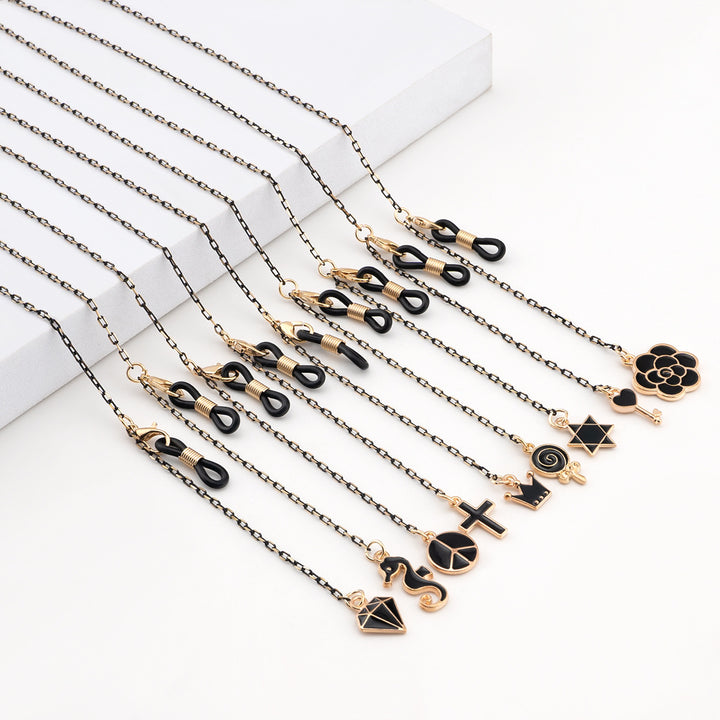 Elegant Geometric Glasses Chain Stornfield