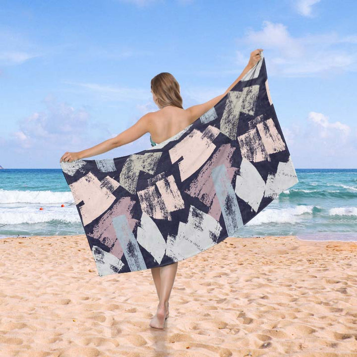 Beach blanket in exclusive mosaic design Stornfield