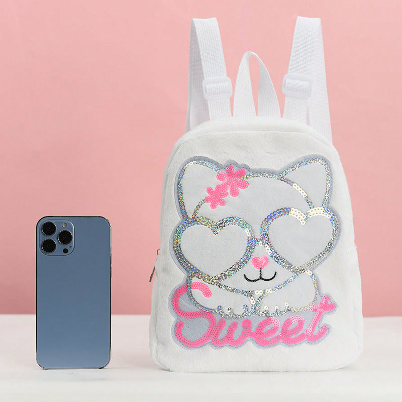 Plush backpack with animal design Stornfield