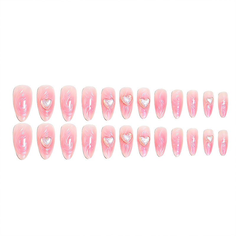 Artful Nail Tips with Transparent Design Stornfield
