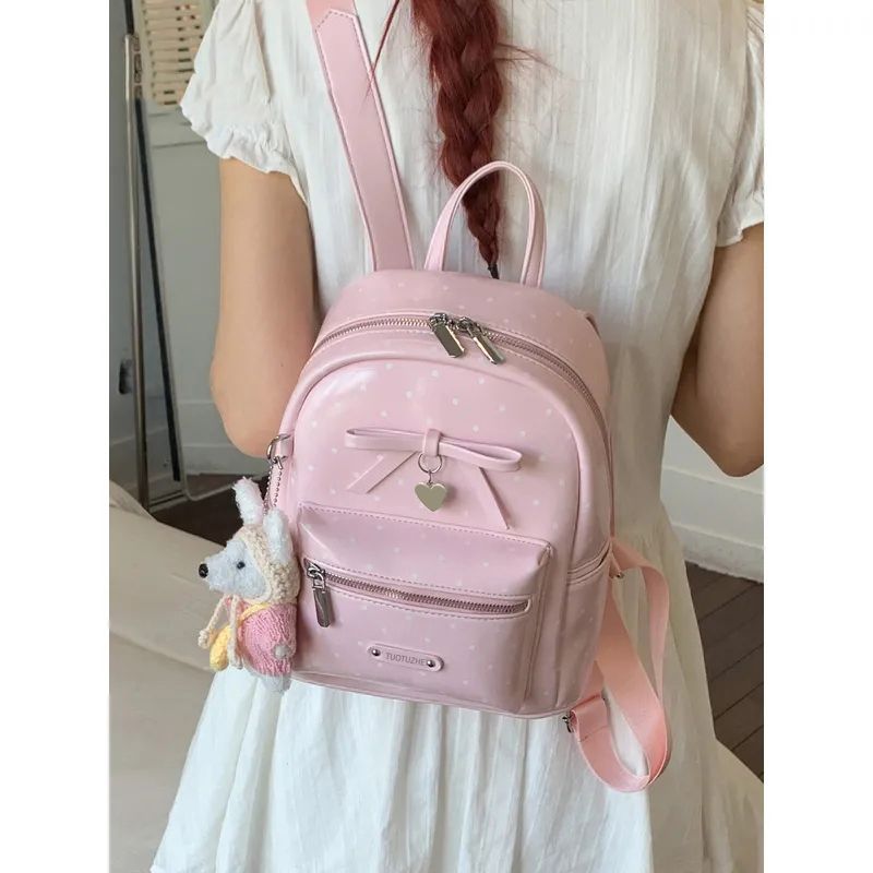 Polka-Dot Decorative Mini Backpack Stornfield