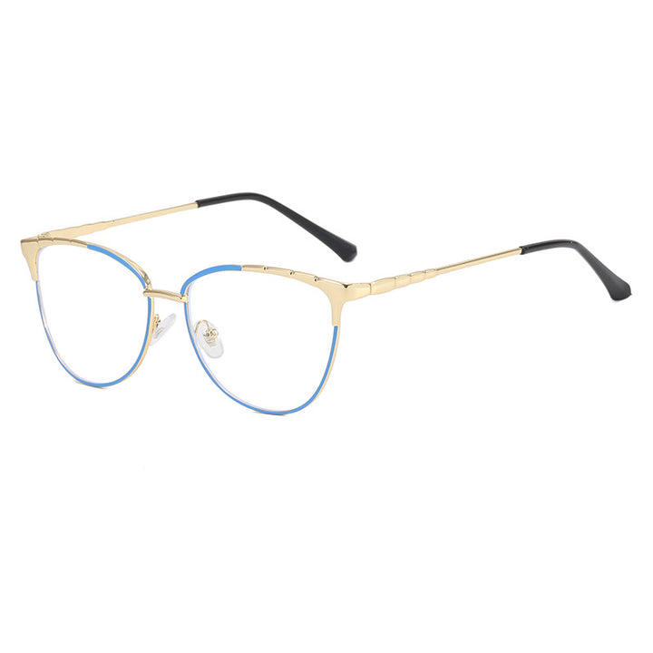 Ladies Cat-Eye Glasses with Fine Metal Accents Stornfield