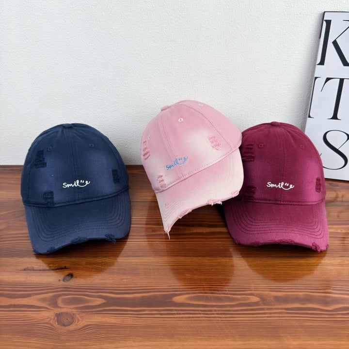 Women's Distressed Cotton Baseball Cap Stornfield 1784270843
