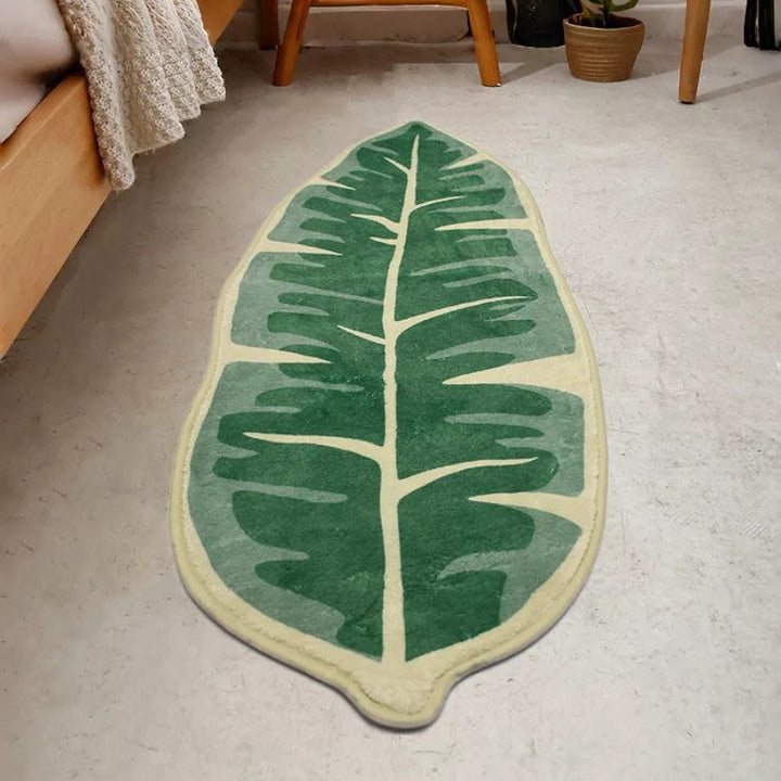Leaf-Shaped Bathroom Mat