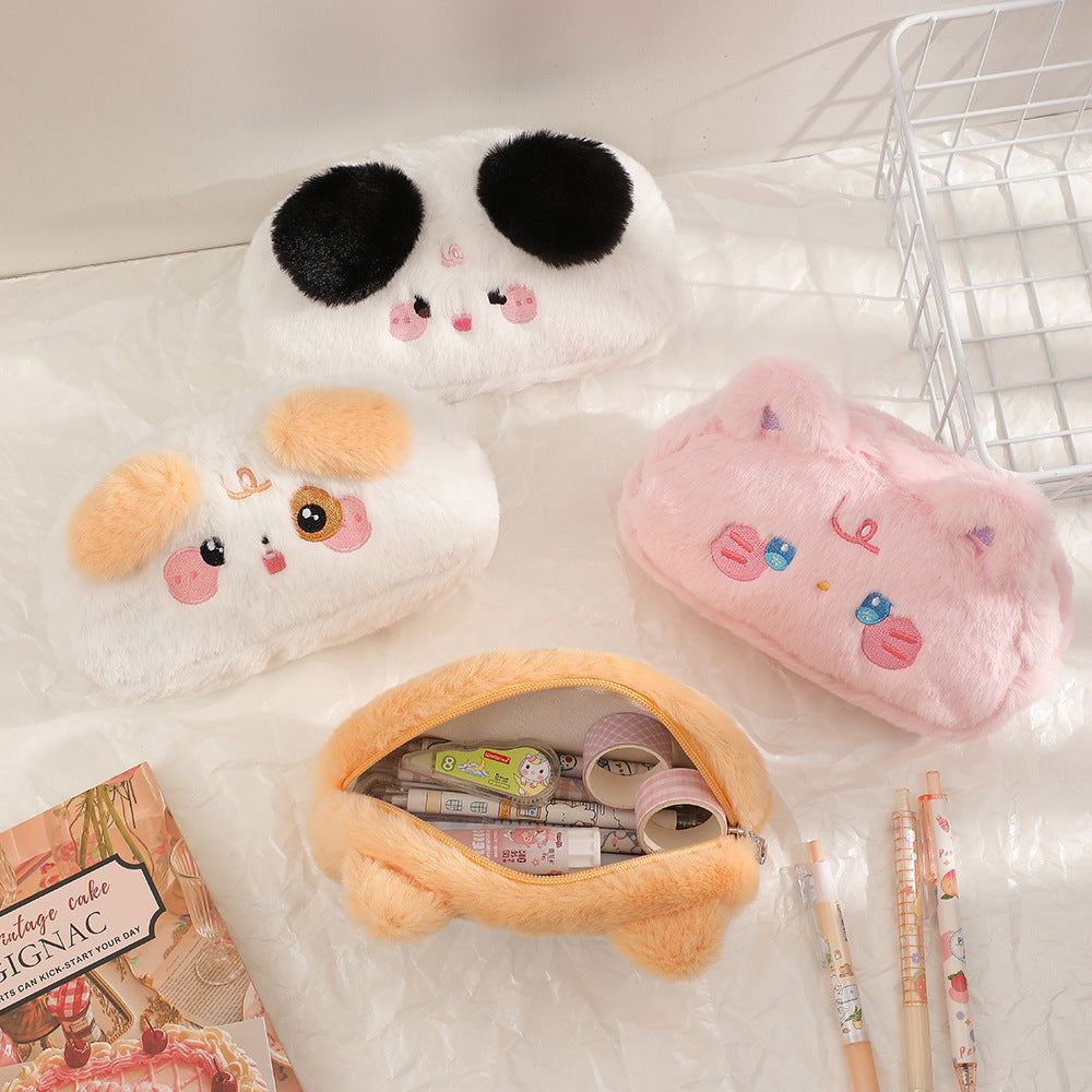Cute Panda-Themed Plush Pencil Case Stornfield