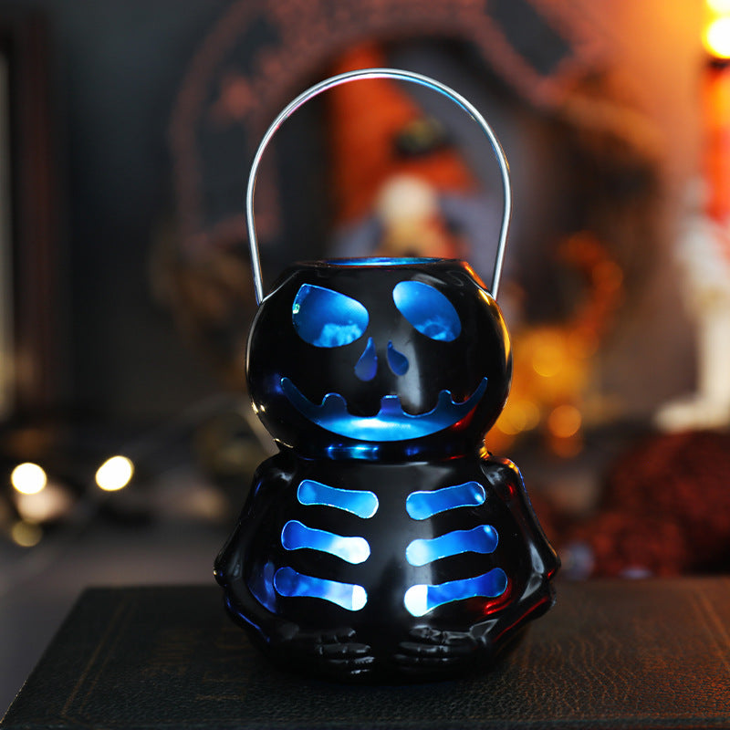 Halloween Pumpkin Glow Candle