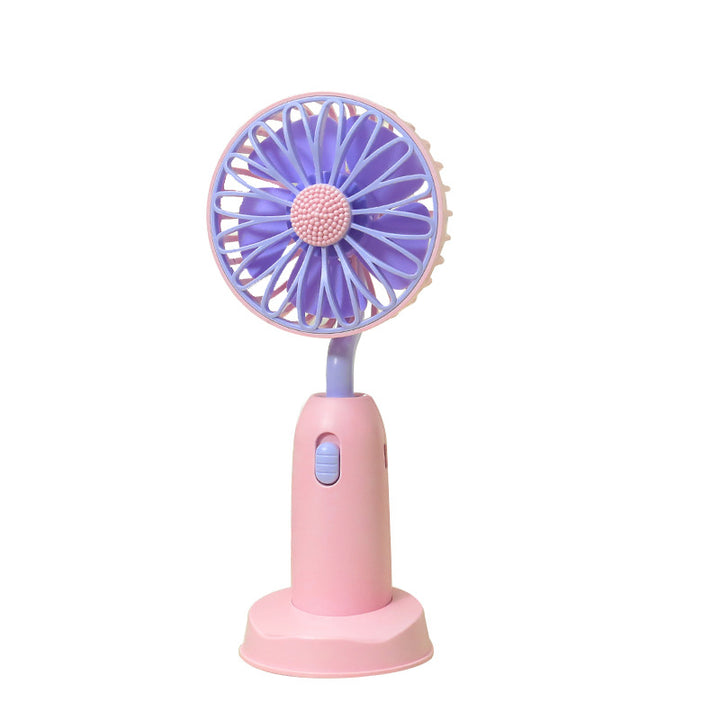 Women's Portable Hand Fan with Gentle Rotation Function Stornfield