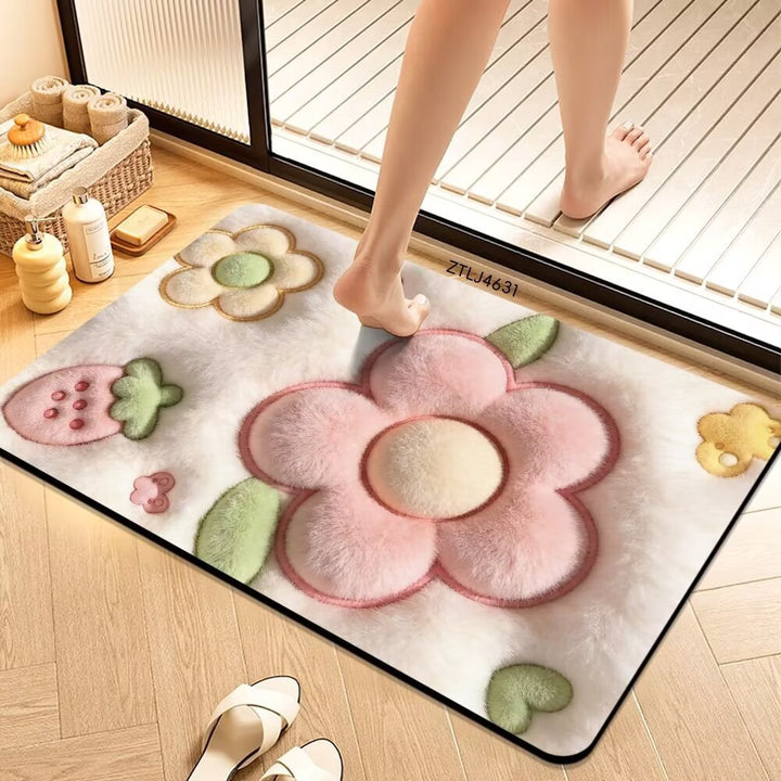 Plush Money-Themed Bath Mat Stornfield