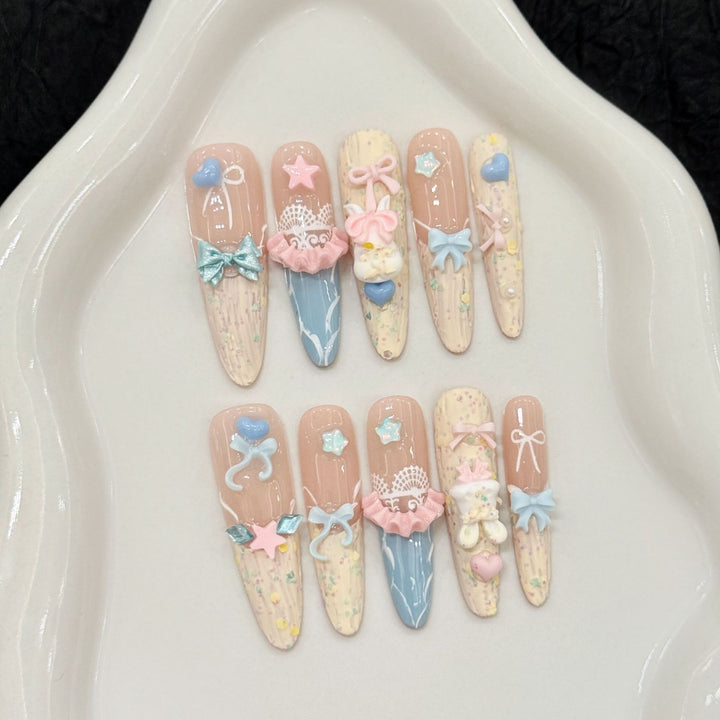 3D Decorative Press-On Nails Stornfield