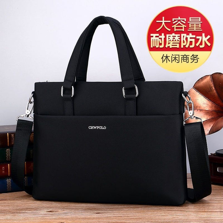 Stylish Laptop Briefcase With Water-Repellent Material And Adjustable Shoulder Strap Stornfield