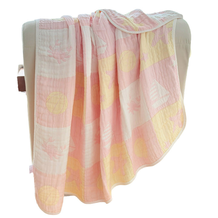 Ultra-Soft Double-Layer Blanket with Embossed Bunny Motif