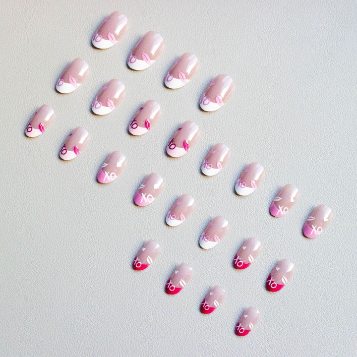 Heart-Themed Gel Nail Art Set