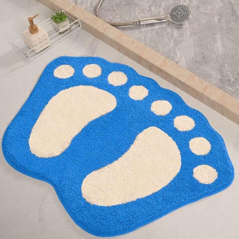 Fun Footprint Shaped Bath Mat Stornfield