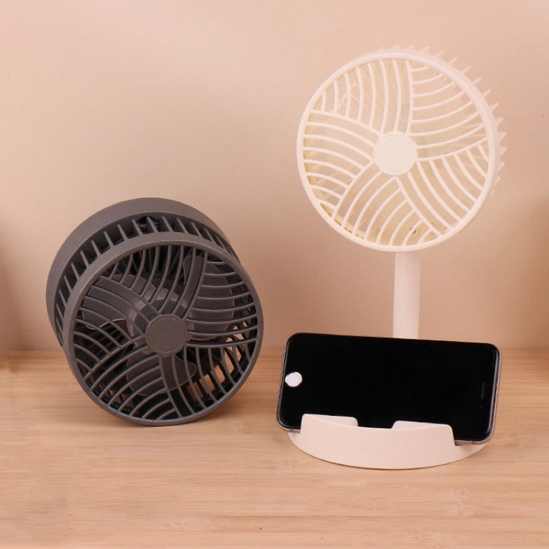 Mini fan with foldable telescopic phone holder | Stornfield