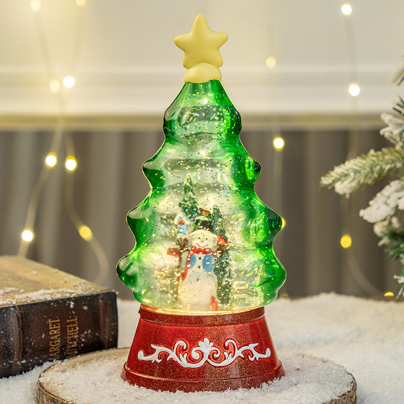 Illuminated Christmas Tree Figurine