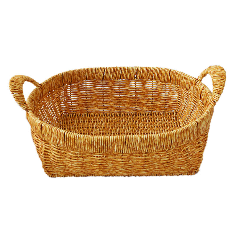 Handwoven Natural Storage Basket Stornfield