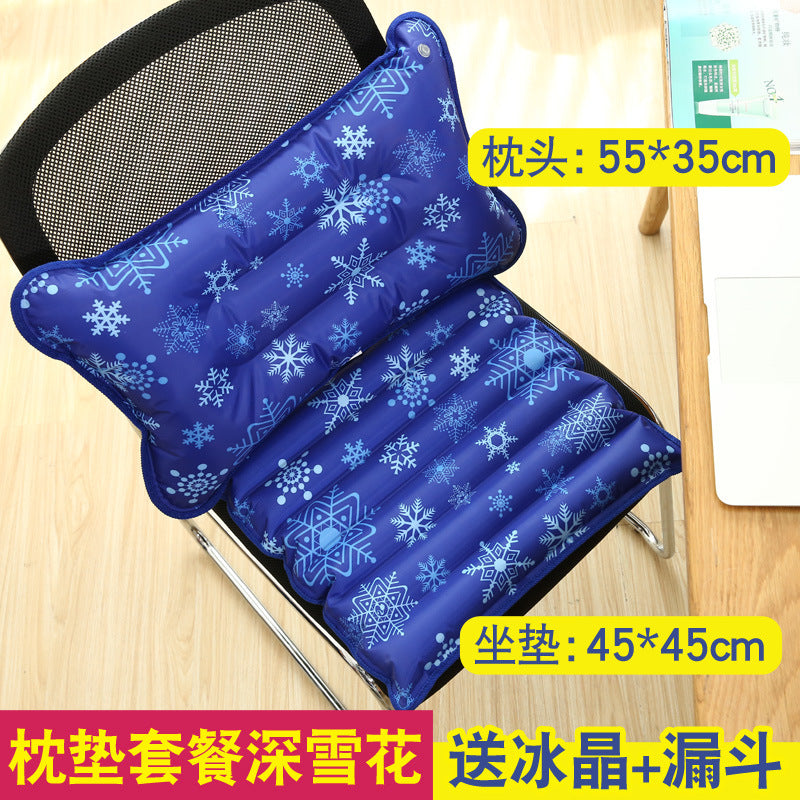 Ladies cooling mat with innovative snowflake structure Bowlift