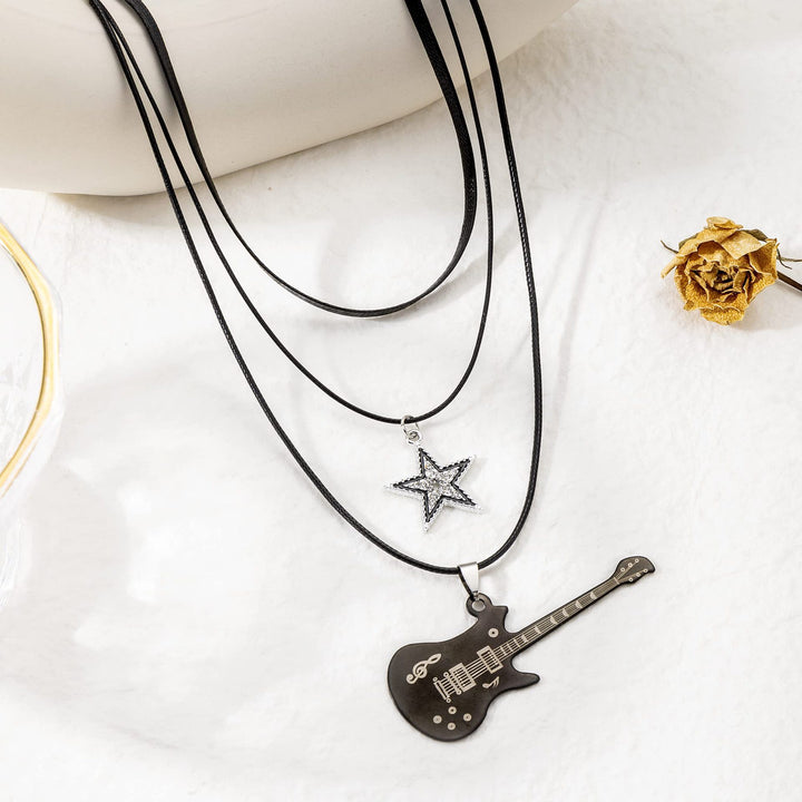 Layered Rock Music-Inspired Necklace Stornfield