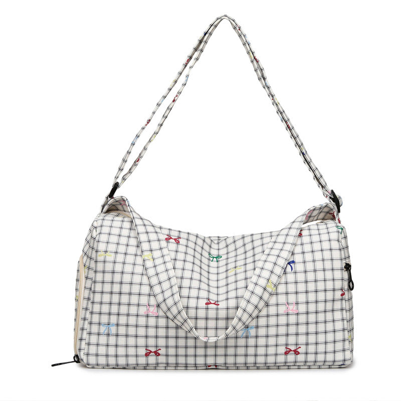Sporty shoulder bag with unique star pattern Stornfield