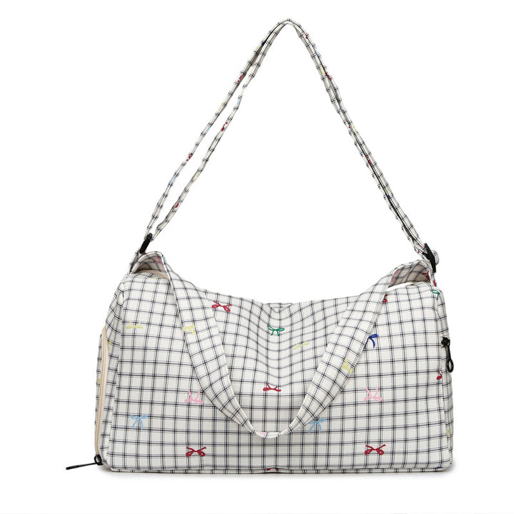 Sporty shoulder bag with unique star pattern Stornfield