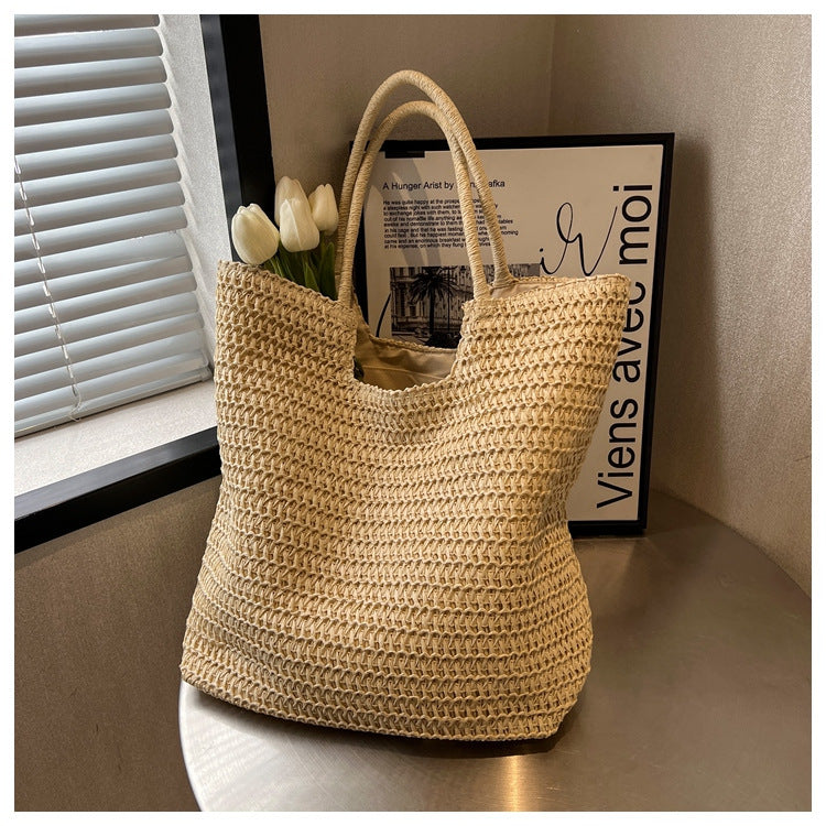 Handmade ven Straw Tote Bag Stornfield