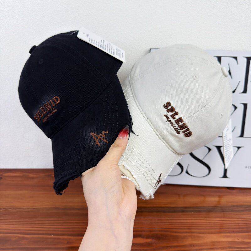 Women's Distressed Graphic Baseball Cap Stornfield