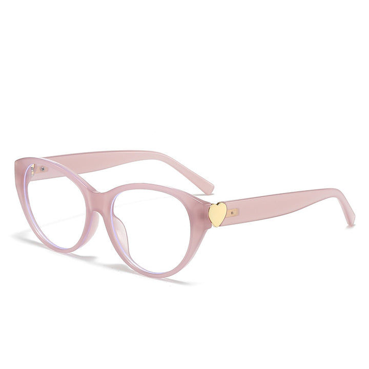 Women Cat-Eye Sunglasses with Heart Design Stornfield