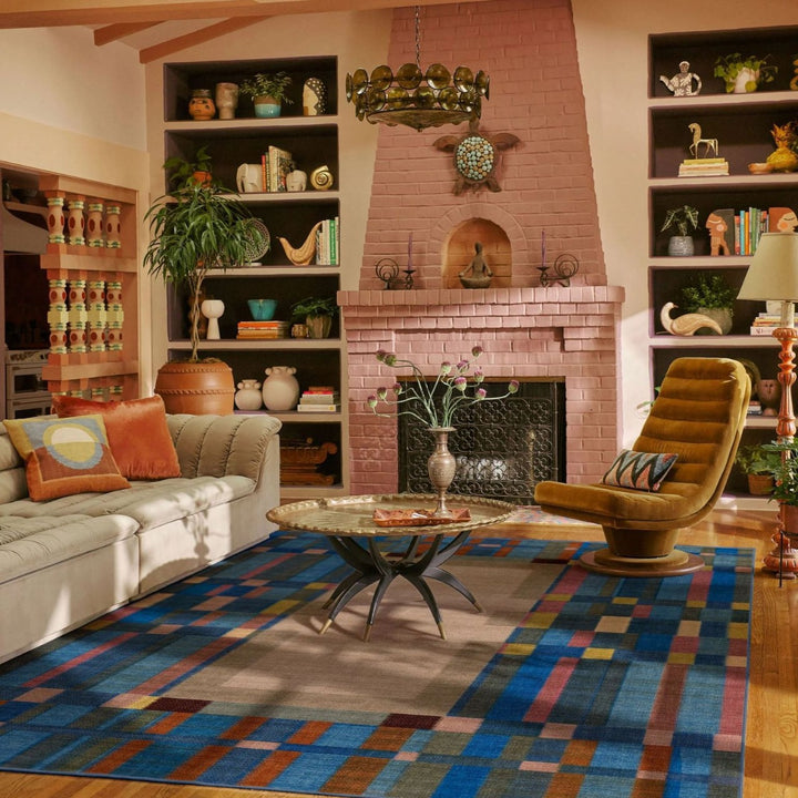 Artistic Geometric Pattern Area Rug