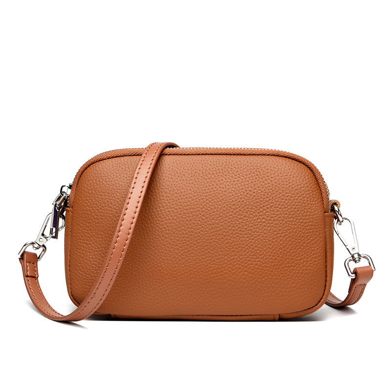 Textured Vegan Leather Crossbody Bag Stornfield