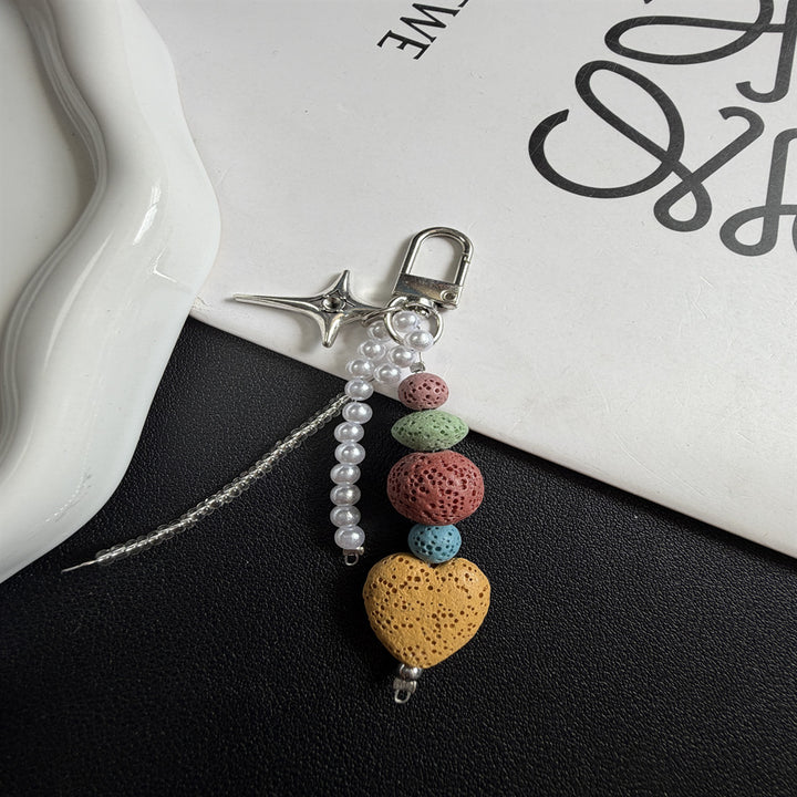 Decorative Beaded Charm Keychain Stornfield 1790135647