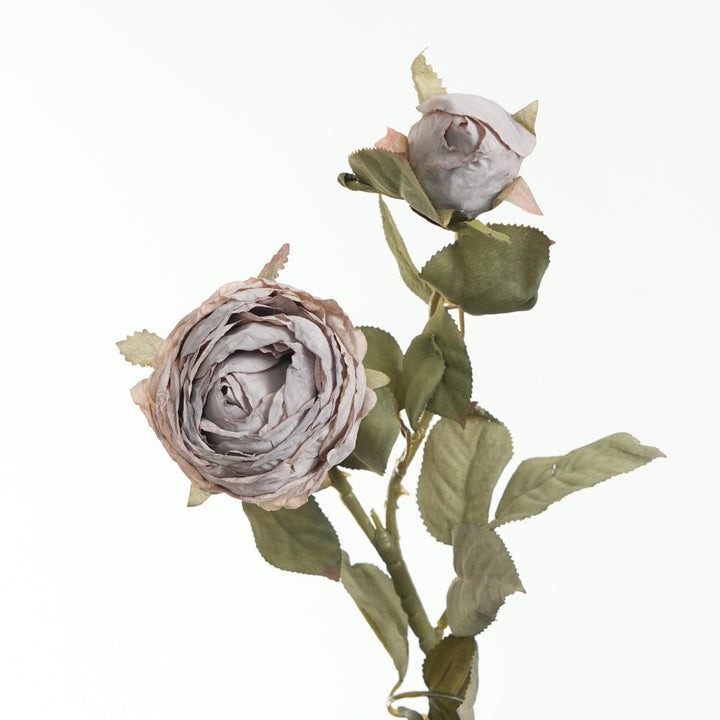 Lifelike Pink Rose Stem