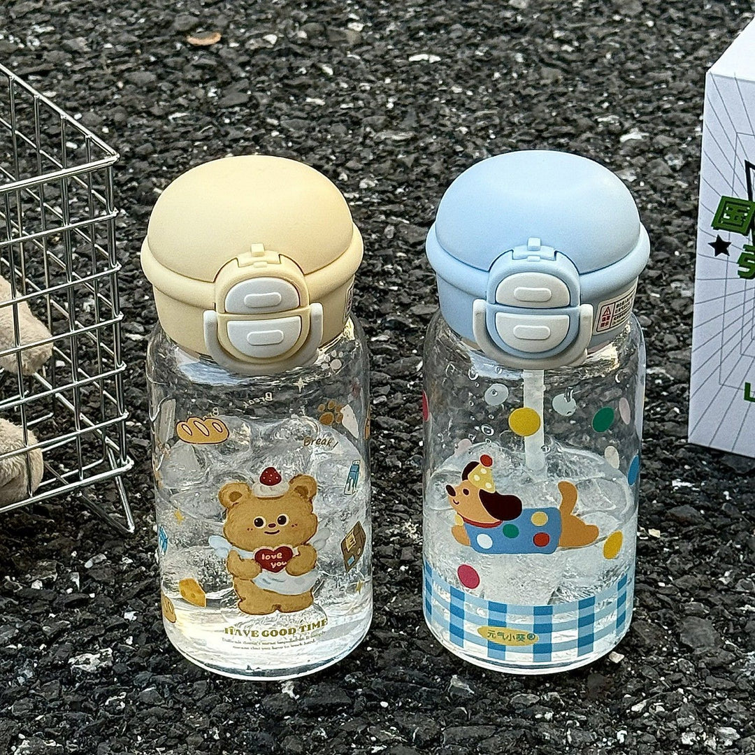 Ladies child-friendly drinking bottle with funny dog design Stornfield