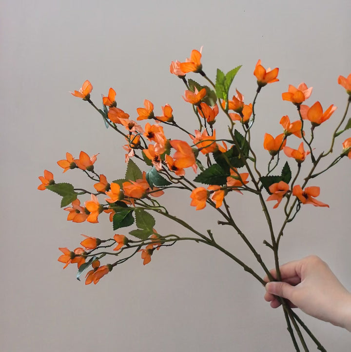Lifelike Blossoming Flower Stem