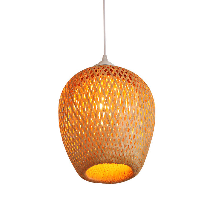 Woven Bamboo Ceiling Lamp