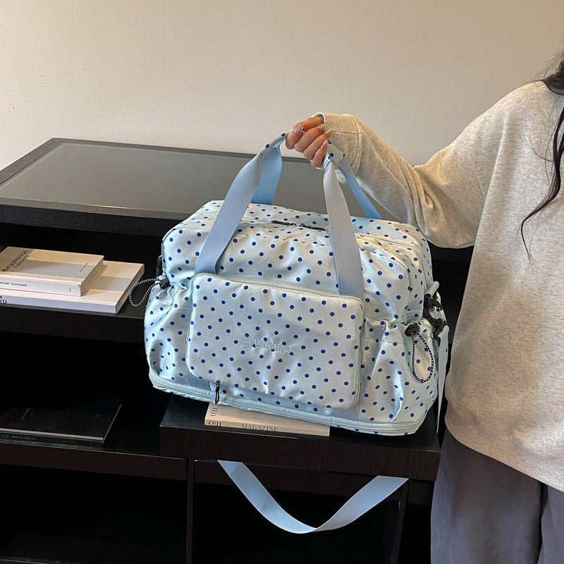 Stylish Polka Dot Tote Bag
