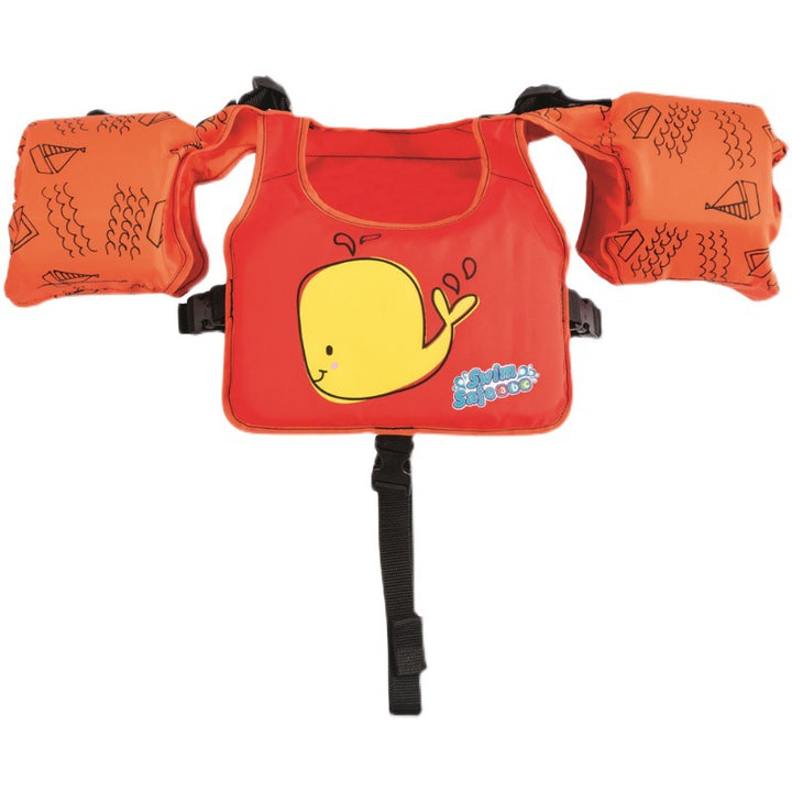 Women's swimming aid vest with integrated buoyancy bodies Stornfield