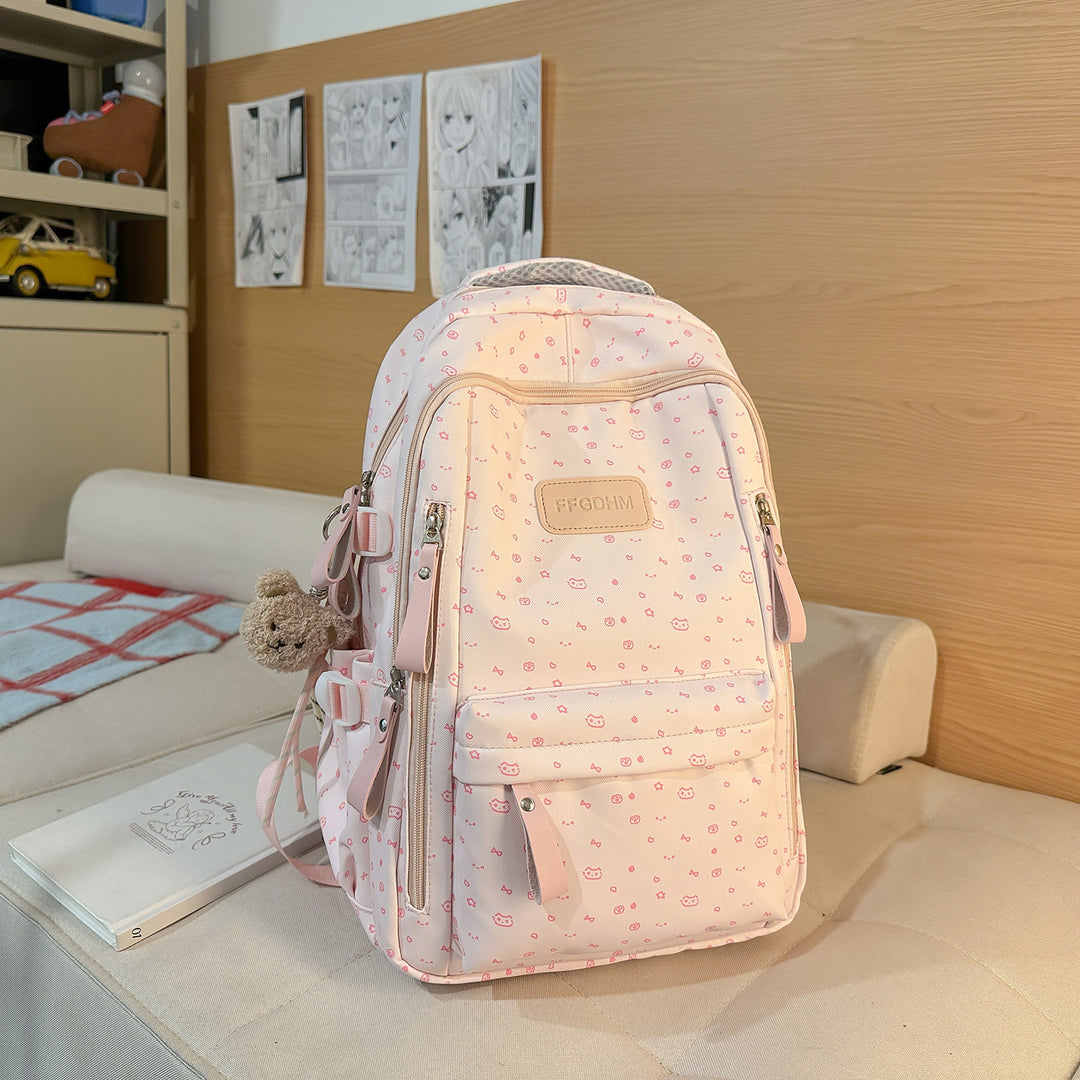 Cute Floral Print Backpack Stornfield